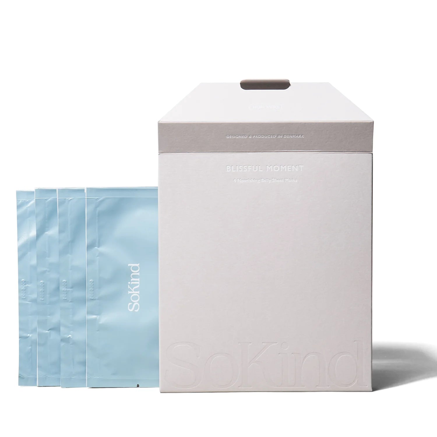 SoKind Belly Nourishing Sheet Masks, 4 pack