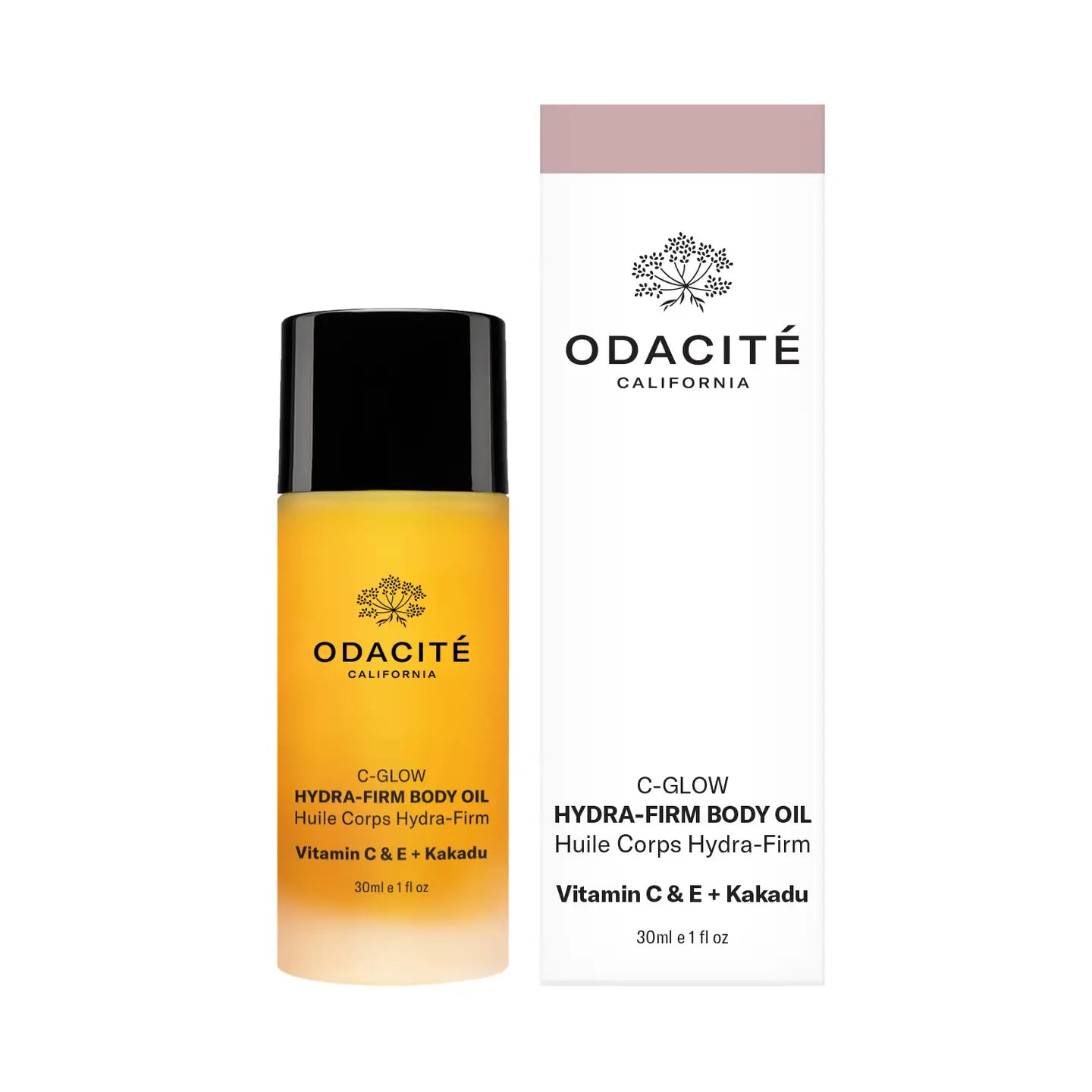 Odacité C-Glow drėkinamasis ir stangrinamasis kūno aliejus, 120 ml