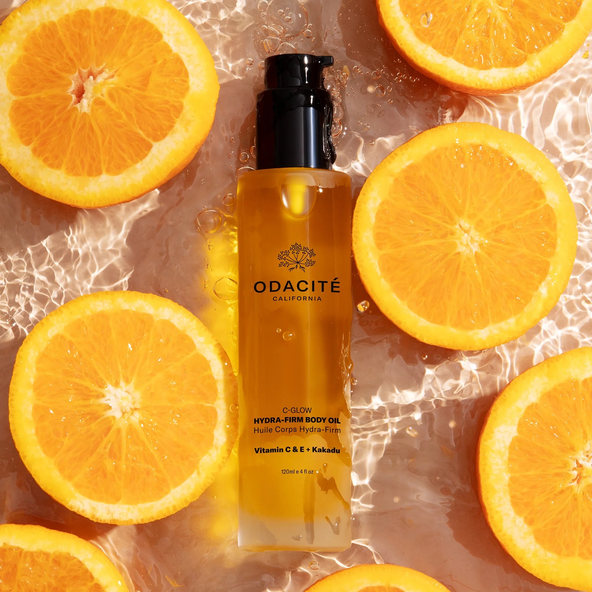 Odacité C-GLOW Hydrating & Firming Body Oil, 120 ml