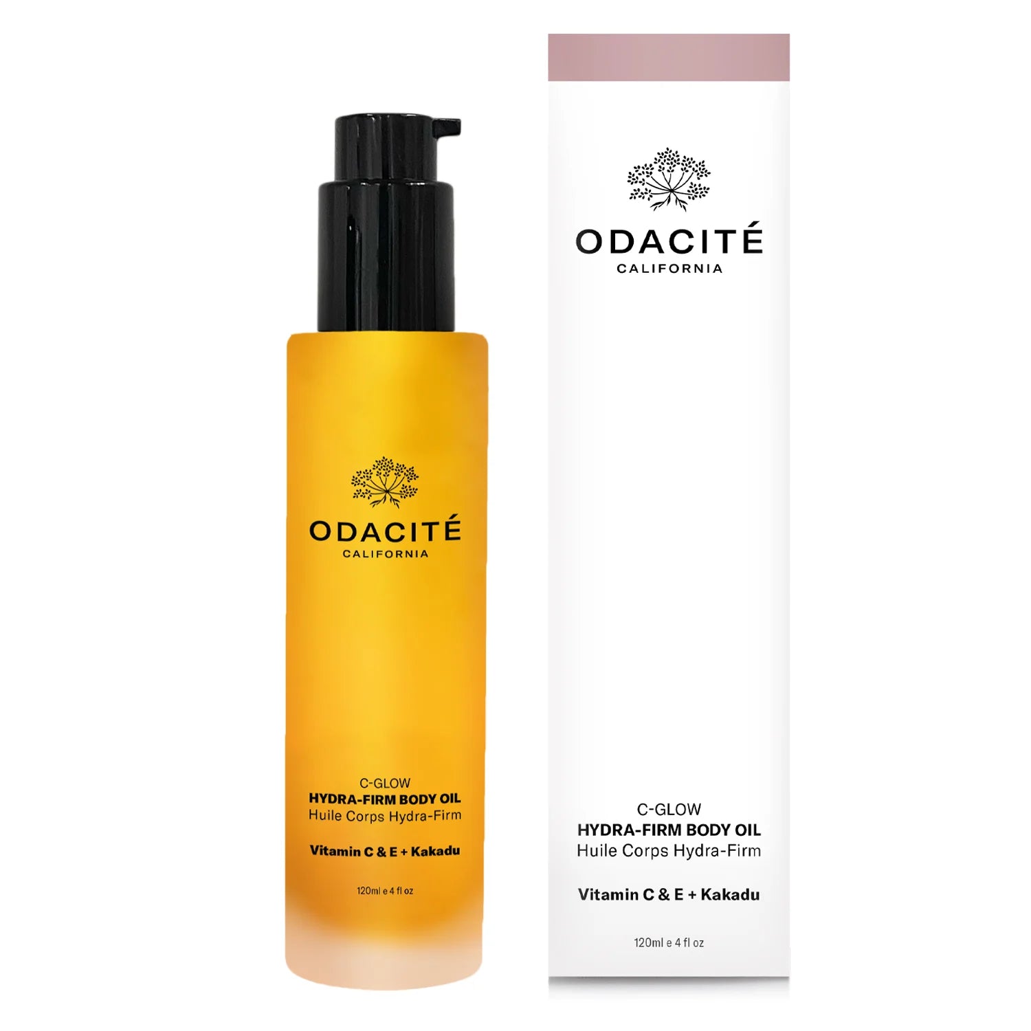 Odacité C-GLOW Hydrating & Firming Body Oil, 120 ml