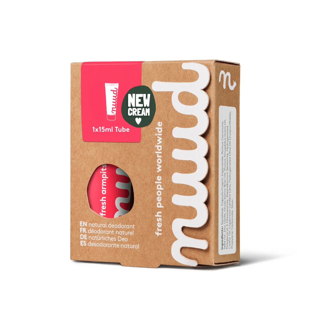 nuud Natural Cream Deodorant, 15 ml
