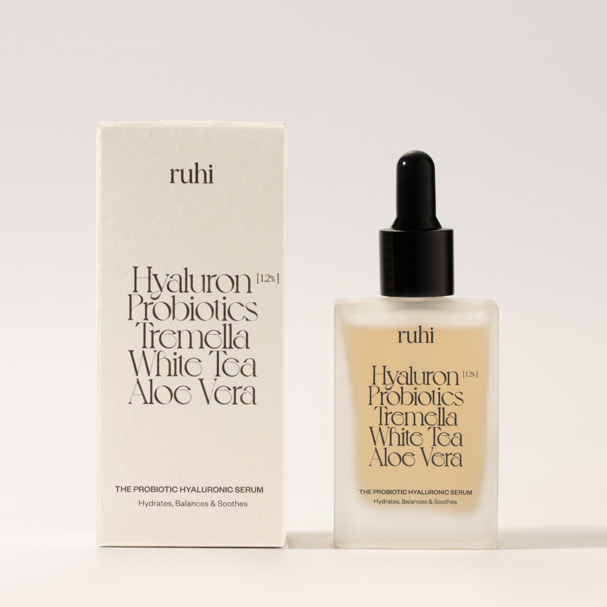 Ruhi hialurono rūgšties drėkinamasis veido serumas, 30 ml