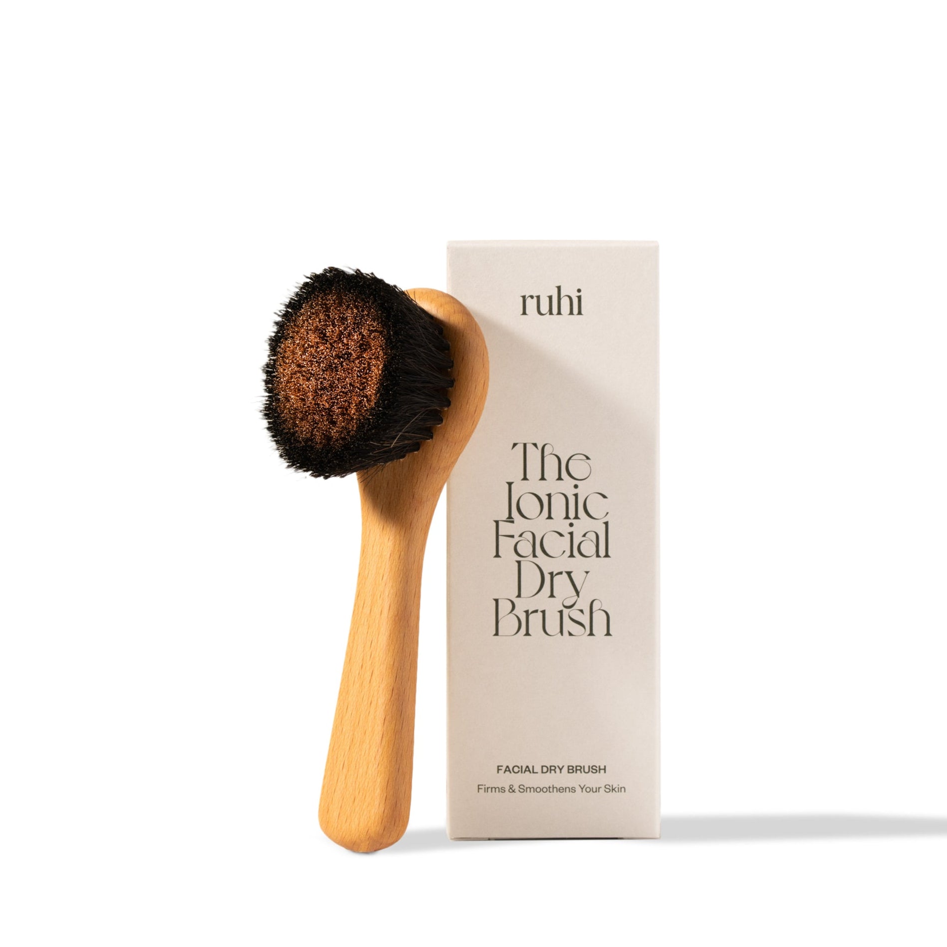 ruhi The Iconic Facial Dry Brush for Lymphatic Drainage Massage