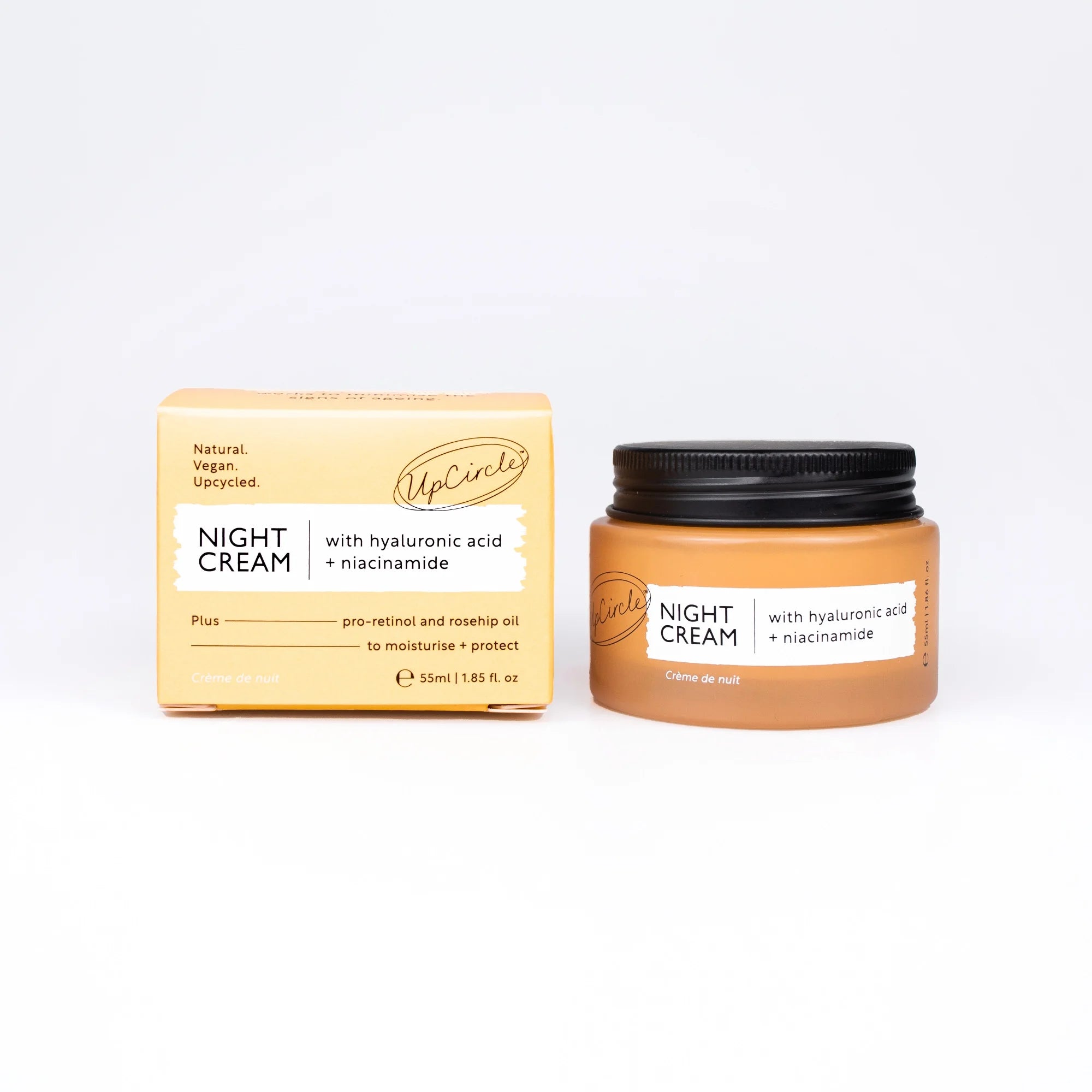 UpCircle Hyaluronic Acid Night Face Cream, 55 ml