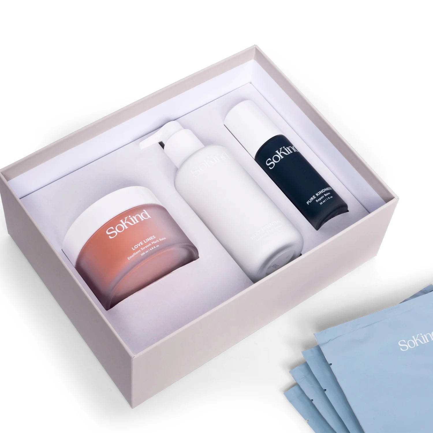 SoKind Pregnancy Body Care Kit, 4‑piece set