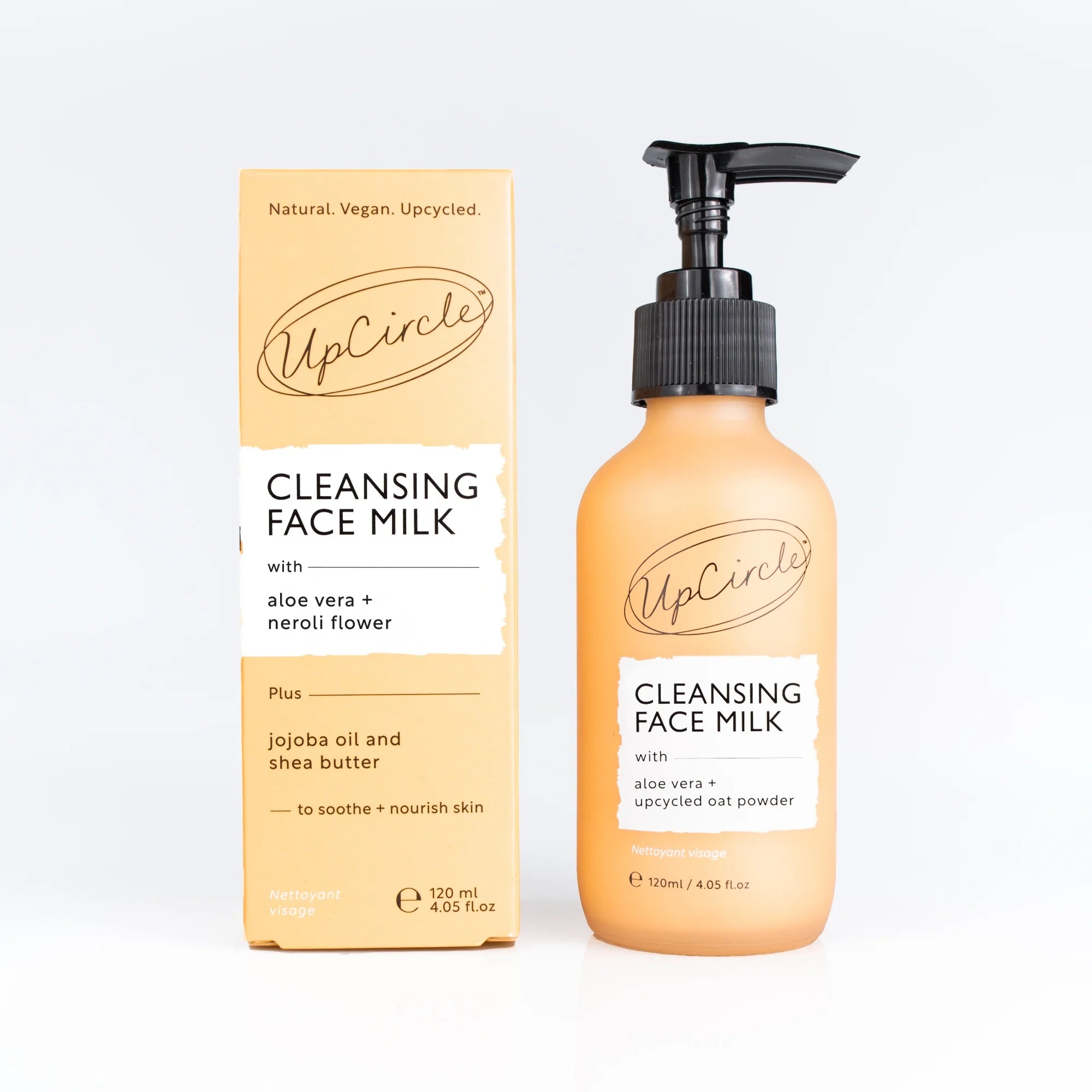 UpCircle Beauty alavijų veido prausiklis, 120 ml